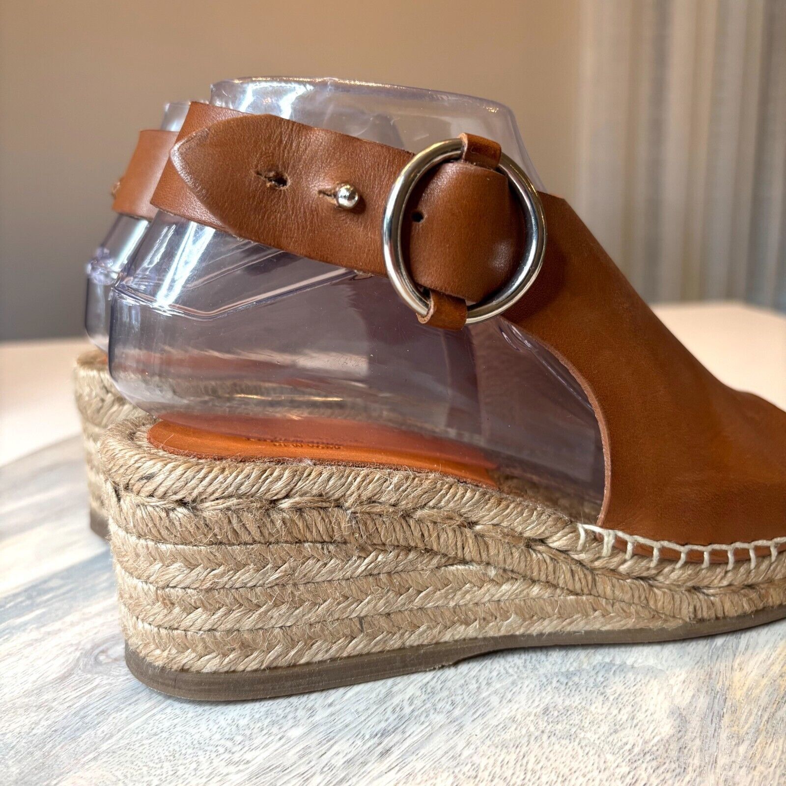 Rag & Bone Rag & Bone Espadrille Leather Wedge Sandals US Size 7.5 Size US 7.5 / IT 37.5 - 5 Thumbnail
