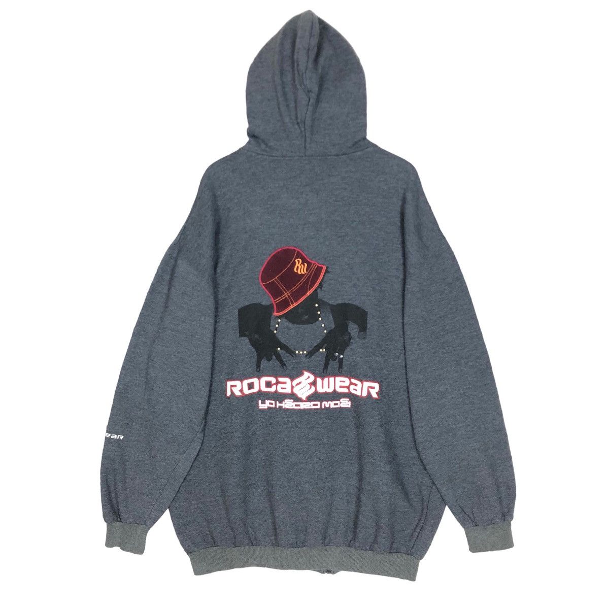 Rocawear Vintage Rocawear Ya Heard Mae Oversized Hoodie Sweater Size US XXL / EU 58 / 5 - 1 Thumbnail