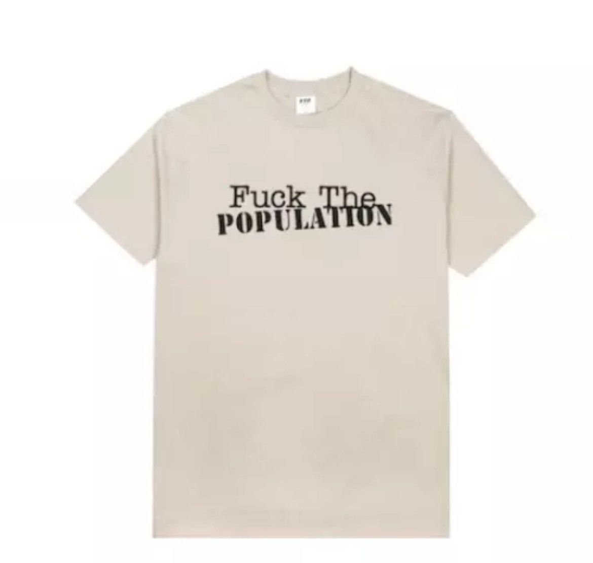 Fuck The Population FTP Spellout stamp logo tee Size US XL / EU 56 / 4 - 2 Thumbnail