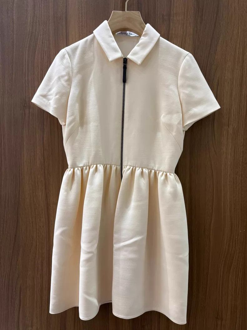 Dior Dior Beige dress Size XS / US 0-2 / IT 36-38 - 1 Thumbnail