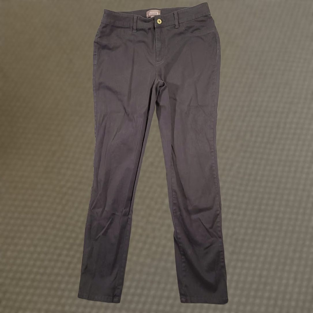Vintage Chicos Skinny Jeans Womens Size XS Gray Stretch Chico Size 0.5 Jeans Regular 30 in Inseam 29.5 in Gray Denim Size 26" / US 2 / IT 38 - 1 Thumbnail
