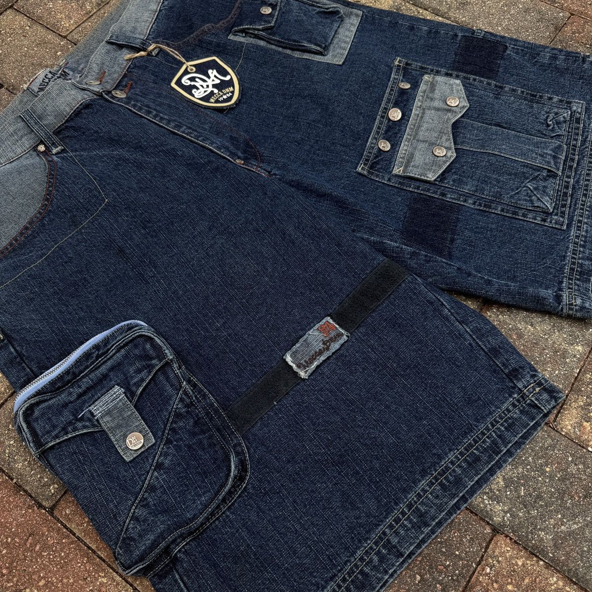 Mecca Y2K Baggy Mecca Denim Technical Jorts Size US 36 / EU 52 - 2 Thumbnail