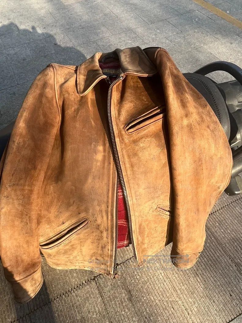 Other P6535 Oil-impregnated leather coat Size US XS / EU 42 / 0 - 6 Thumbnail