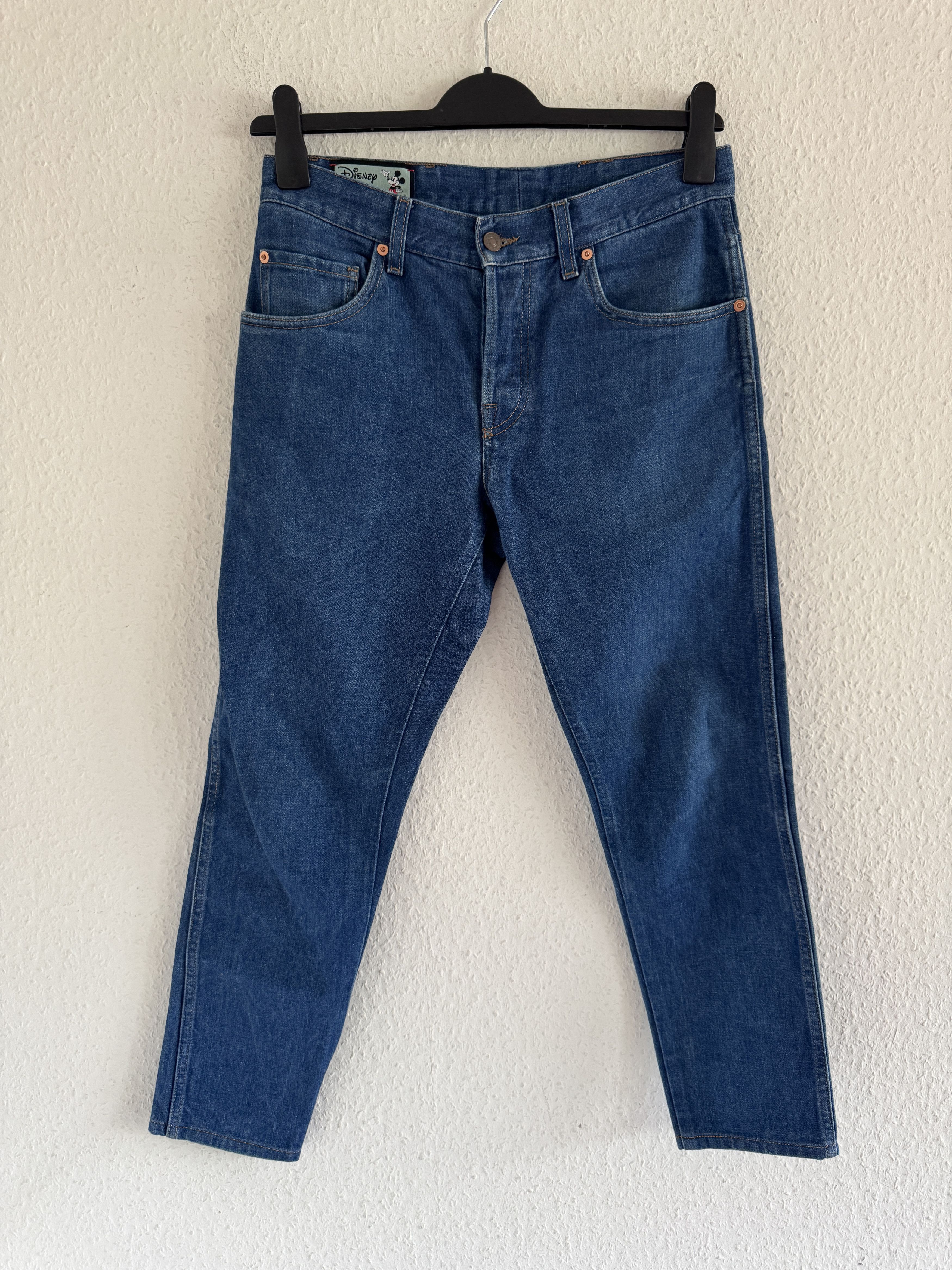 Gucci Mickey Embroidered Jeans Size US 30 / EU 46 - 2 Thumbnail