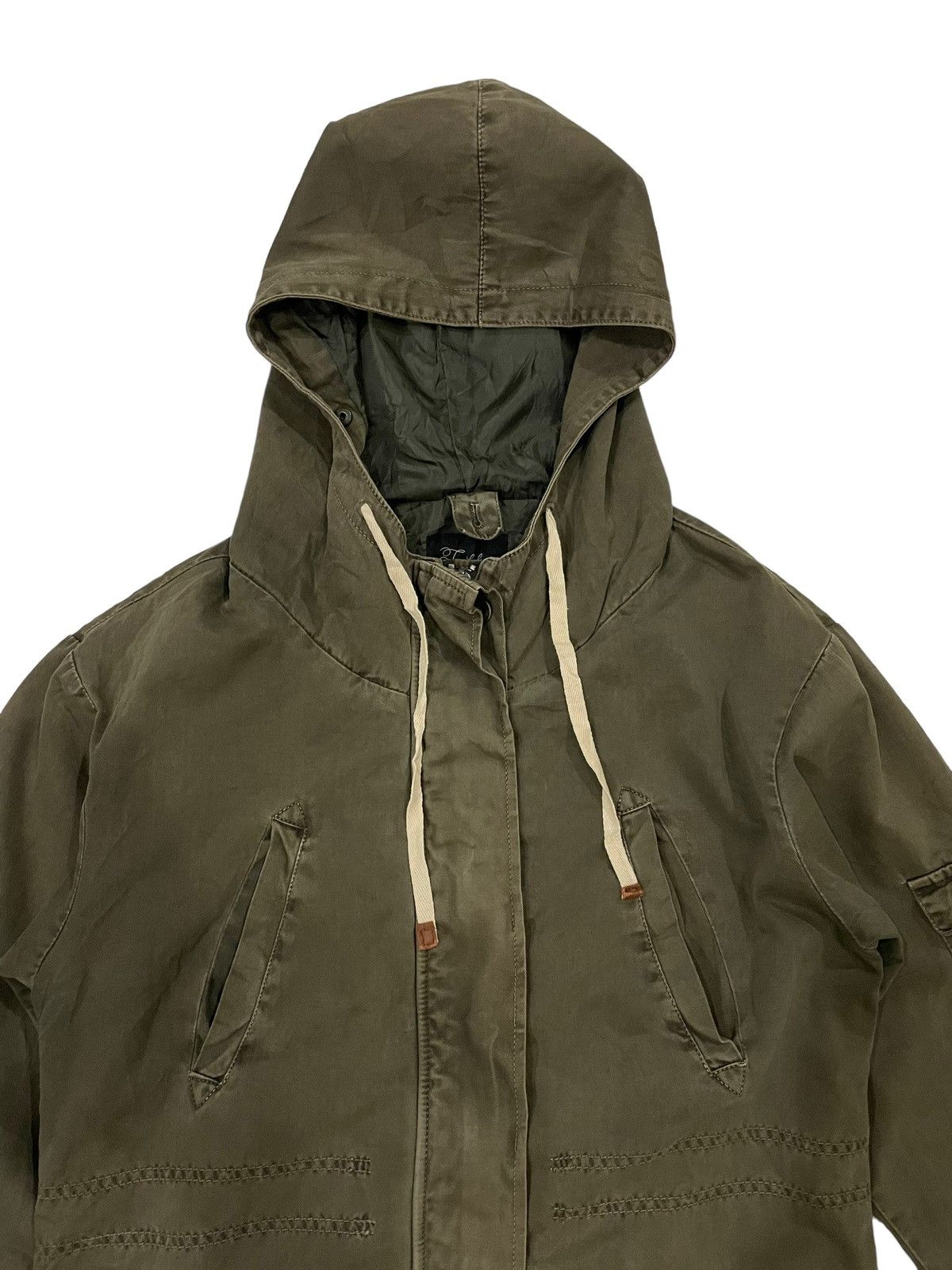 If Six Was Nine × Seditionaries × Zara Y2K Zara Trafaluc Men Zipped Hooded Parka Punk Jacket Size US S / EU 44-46 / 1 - 4 Thumbnail
