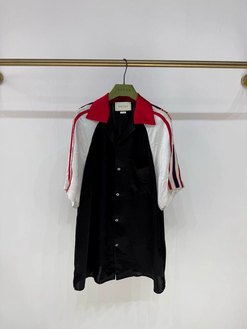 Gucci Gucci Black and Red Polo Shirt-dmc Size US L / EU 52-54 / 3 - 1 Thumbnail