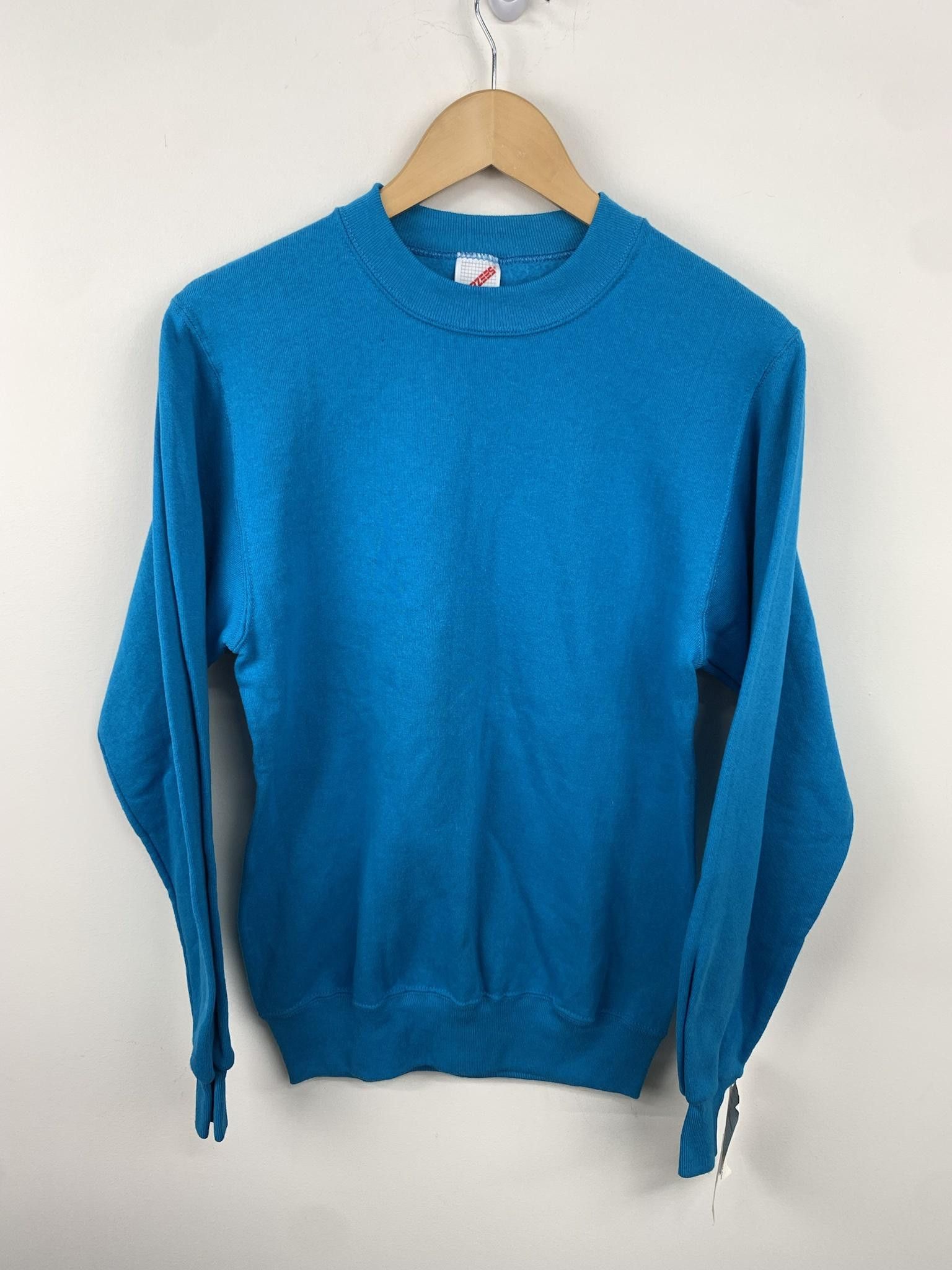 Jerzees × Vintage Vintage Crewneck 1980's Deadstock Jerzees Blank Crewneck Size US S / EU 44-46 / 1 - 1 Thumbnail