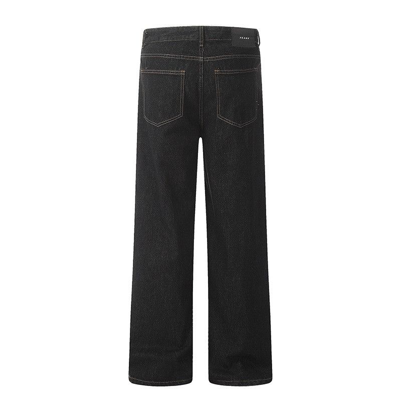 Japanese Brand Men's loose-fitting American retro washed wide-leg jeans Size US 32 / EU 48 - 2 Thumbnail