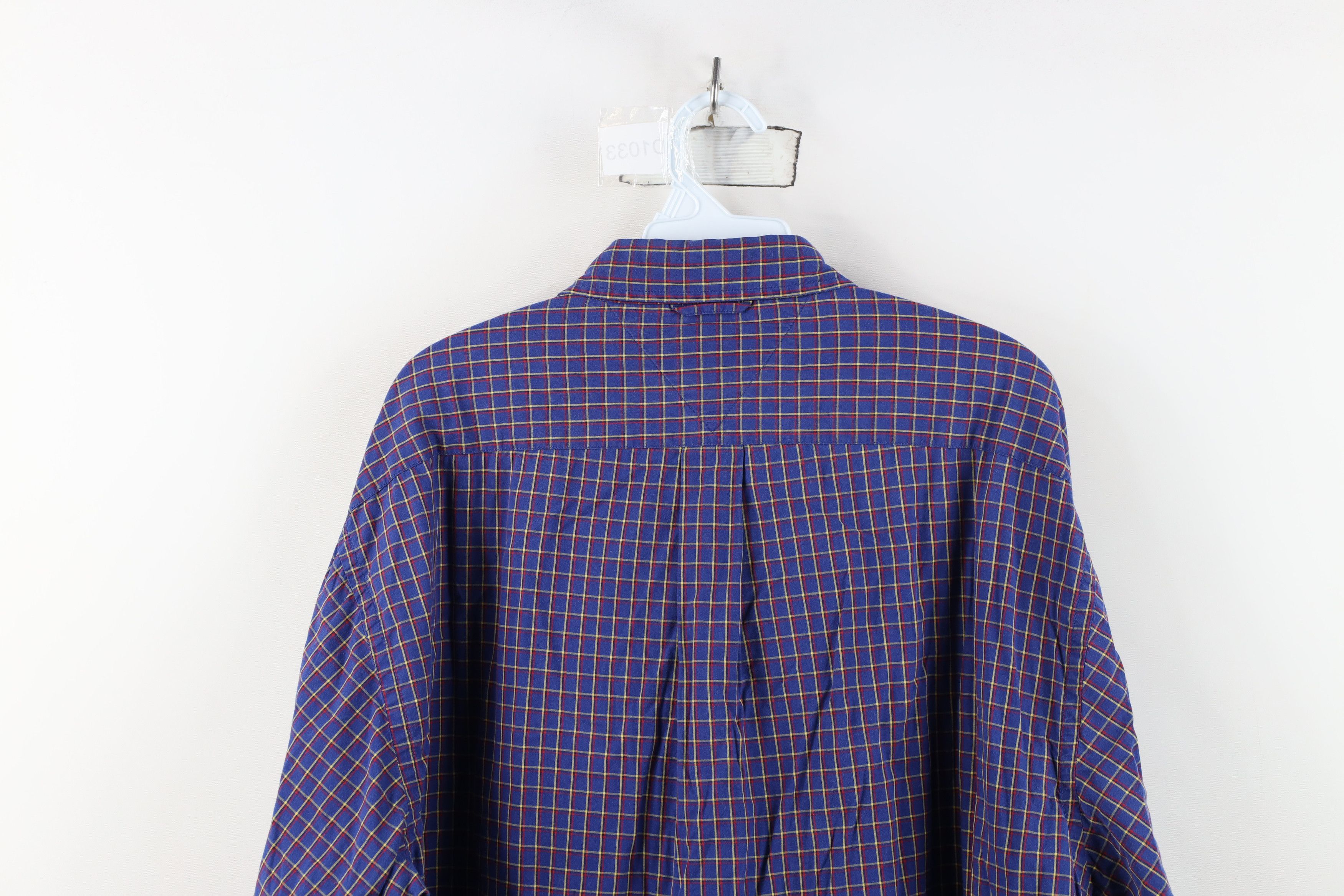 Tommy Hilfiger Vintage 90s Tommy Hilfiger Button Shirt Plaid Cotton Size US L / EU 52-54 / 3 - 13 Thumbnail