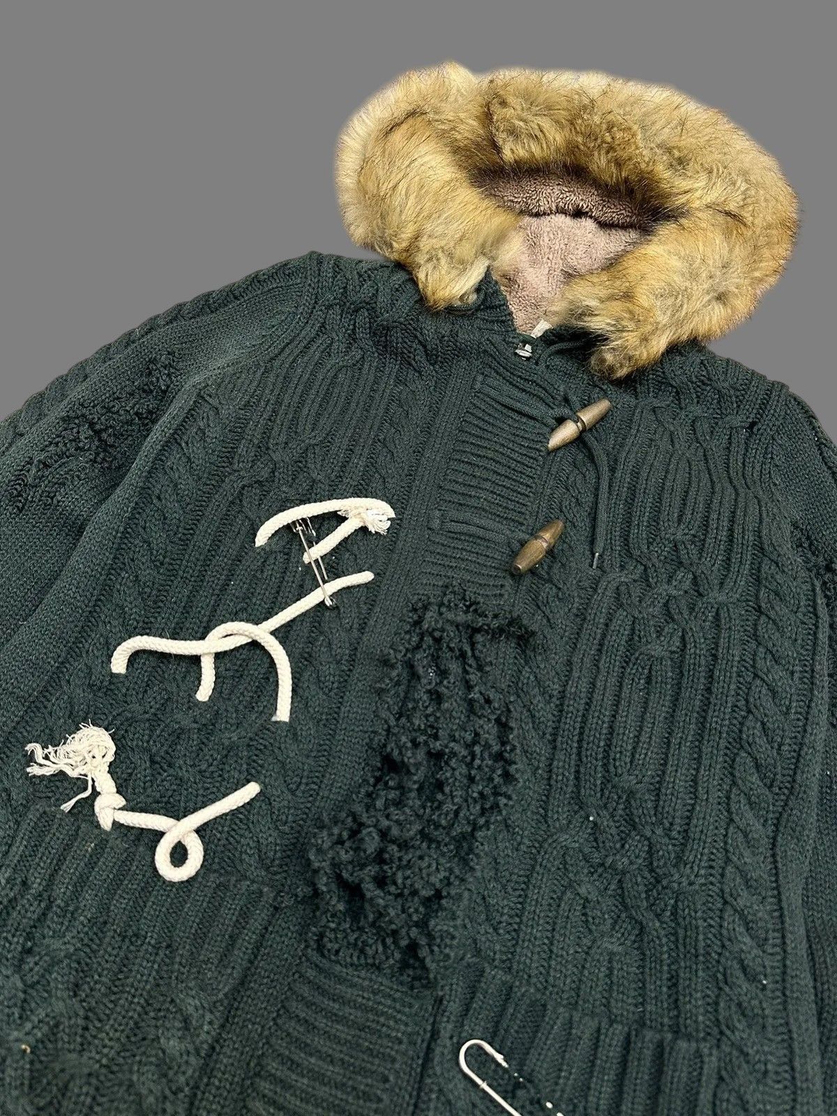 If Six Was Nine JAPAN IFSIXWASNINE VEST Fyls Retro LGB Brown Fur Lined GOA M Size US M / EU 48-50 / 2 - 5 Thumbnail