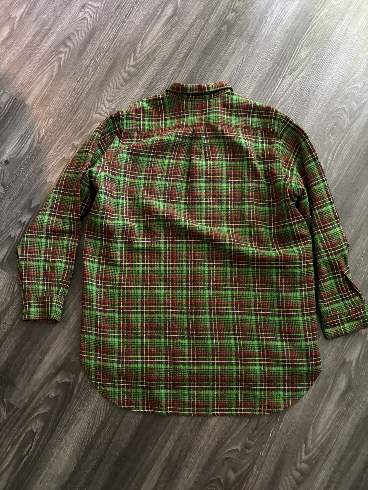 Yohji Yamamoto 90s Pour Homme Plaid Button ip Size US M / EU 48-50 / 2 - 2 Thumbnail