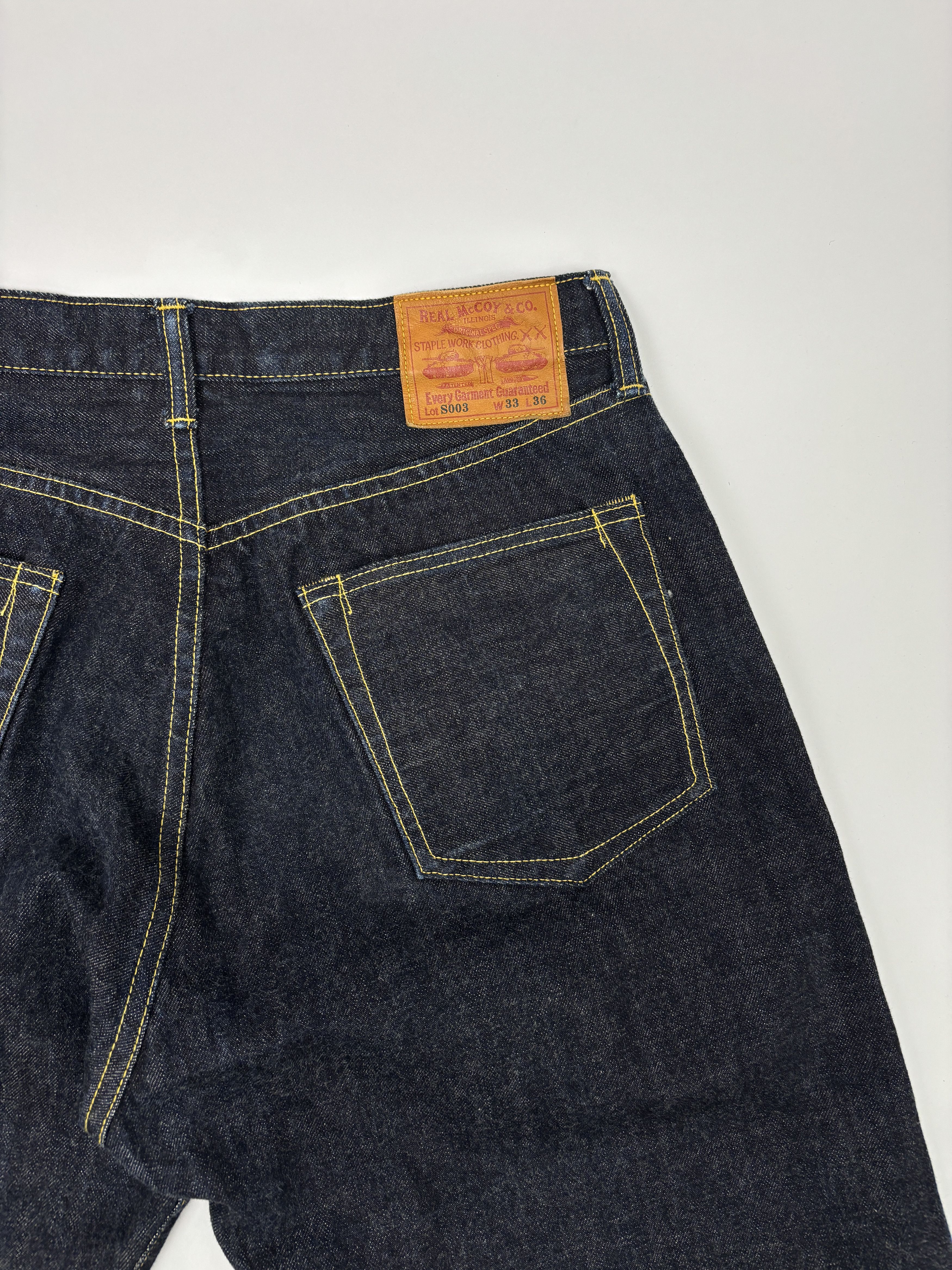 The Real McCoy's The Real McCoy’s Lot. S003 WW2 Jeans Size US 33 - 15 Thumbnail