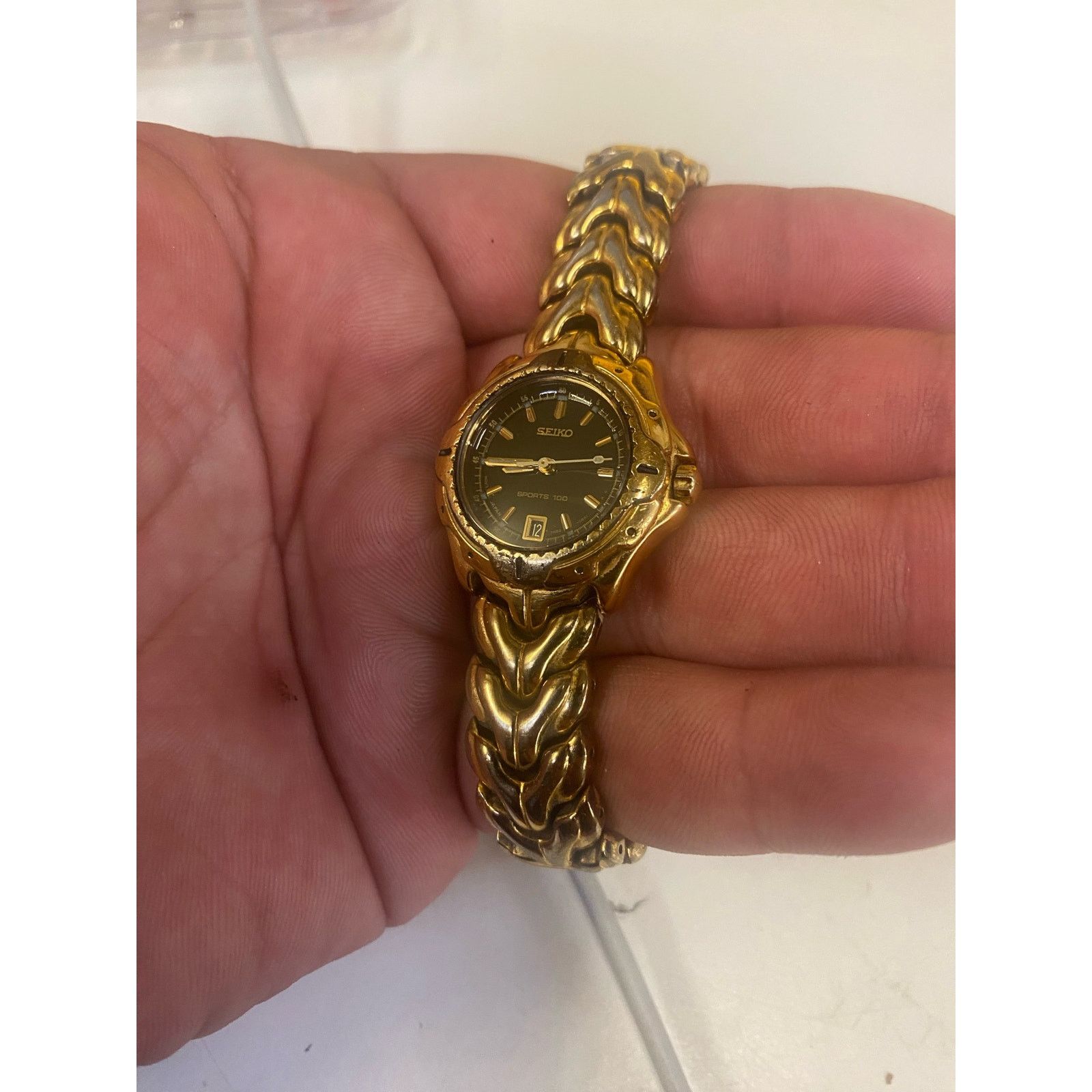 Seiko Vintage Seiko 7N82-0379 Gold Tone Women’s Watch! Size ONE SIZE - 5 Thumbnail