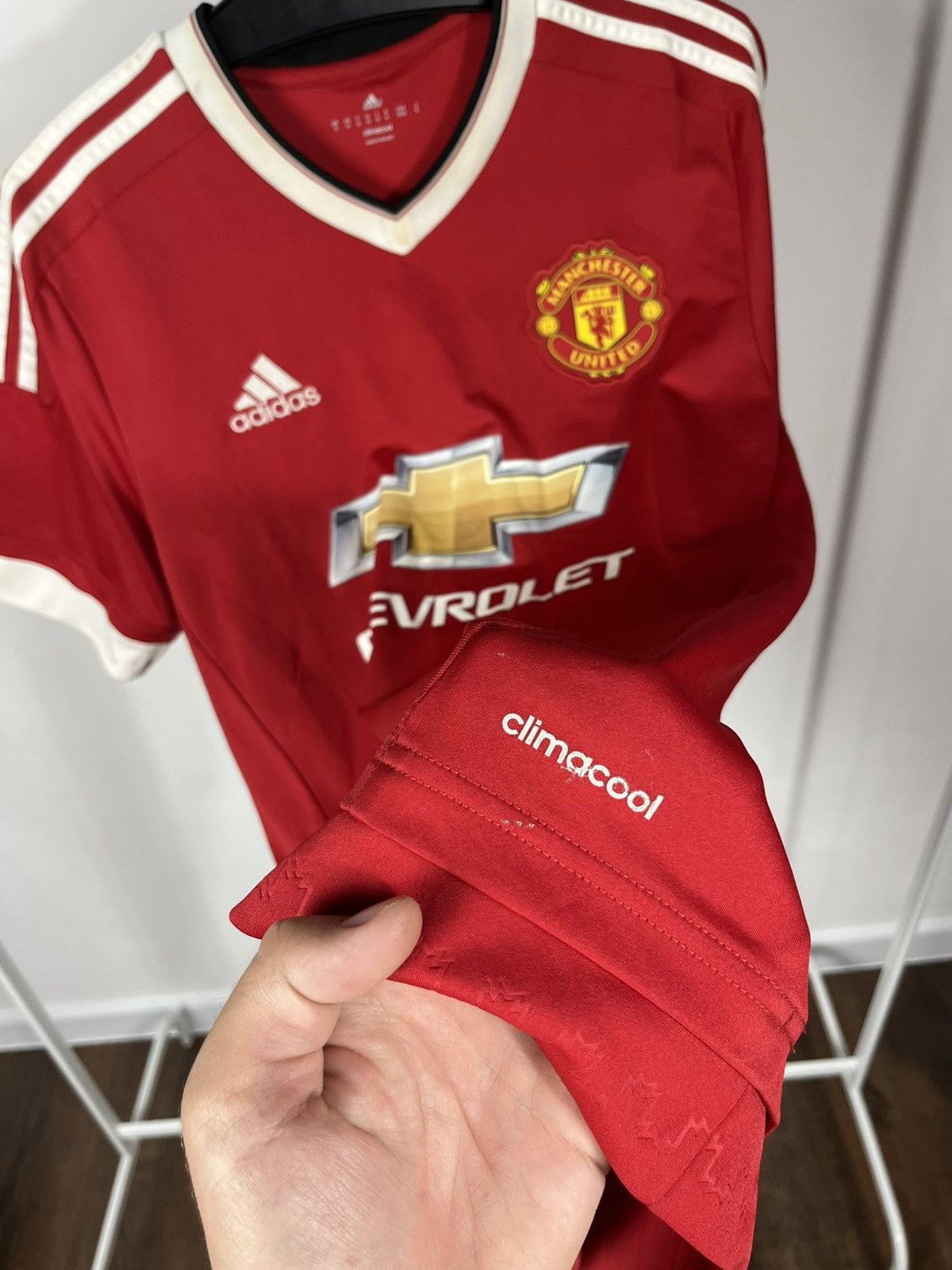 Adidas Adidas Manchester United 2015/16 Home Jersey Red Size M Size US M / EU 48-50 / 2 - 6 Thumbnail