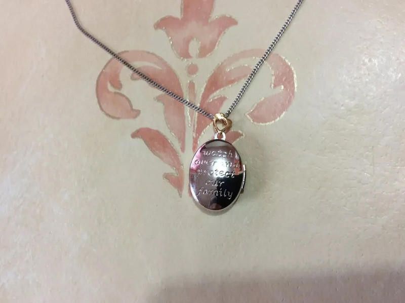 Designer Keepsafe Necklace Stainless Steel /9ct gold Size ONE SIZE - 2 Thumbnail