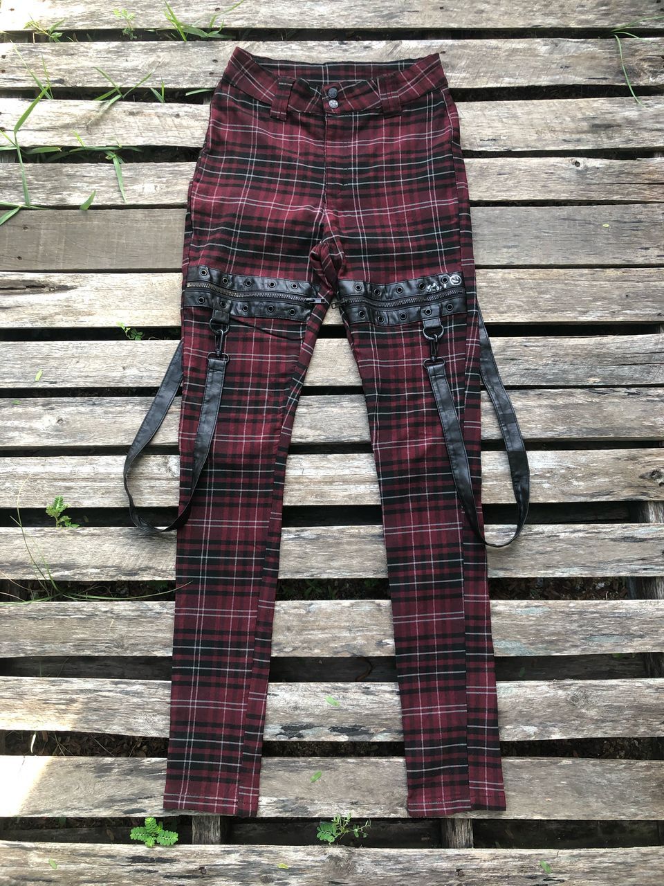 If Six Was Nine × Killstar × Seditionaries Killstar Tartanarchist Pants Seditionaries Punk Bondage Size US 28 / EU 44 - 1 Thumbnail