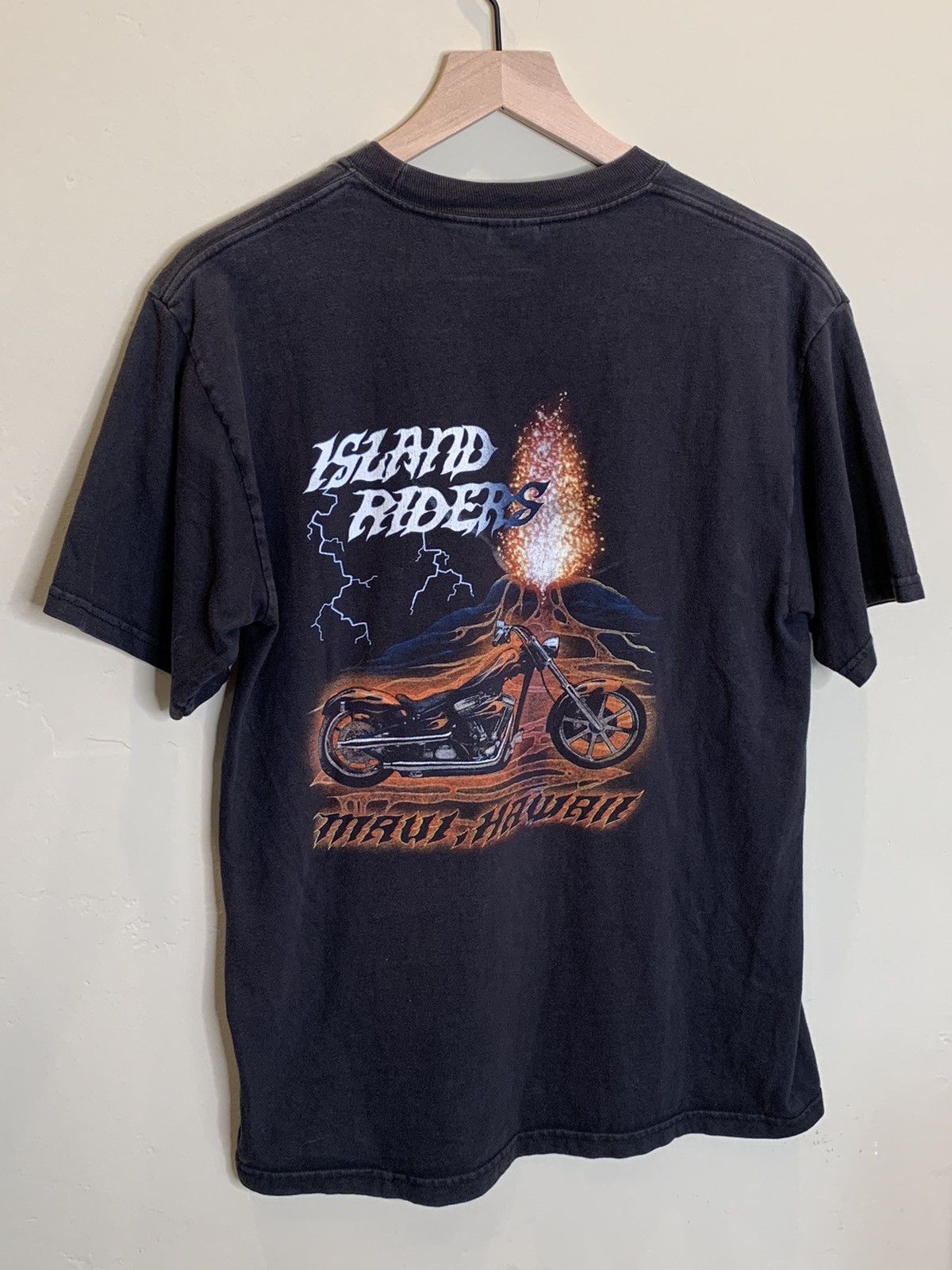*RARE* Vintage Island Riders Maui Hawaii Biker T-Shirt