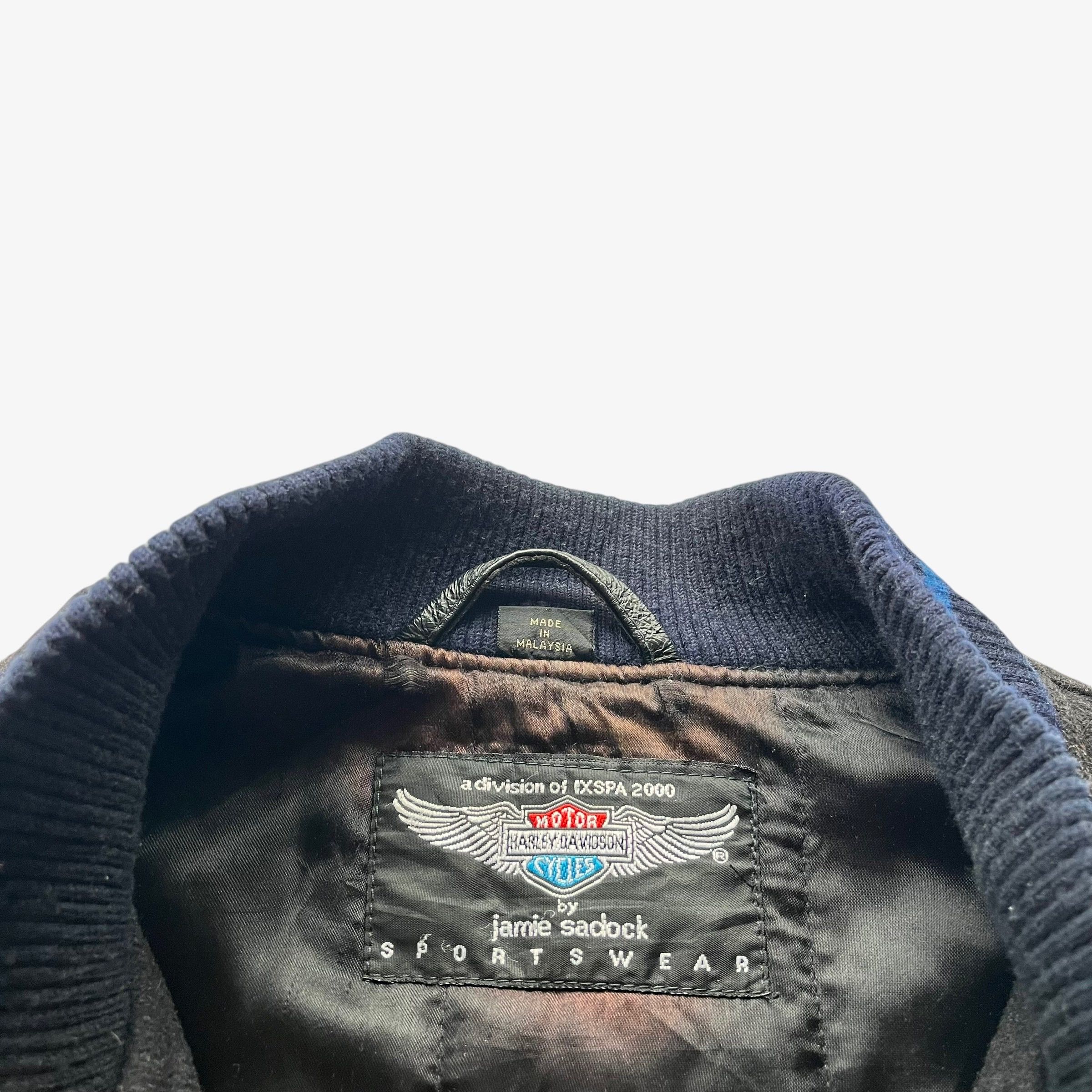 Harley Davidson Vintage 90s Men's Harley Davidson & Marlboro Varsity Jacket Size US M / EU 48-50 / 2 - 3 Thumbnail