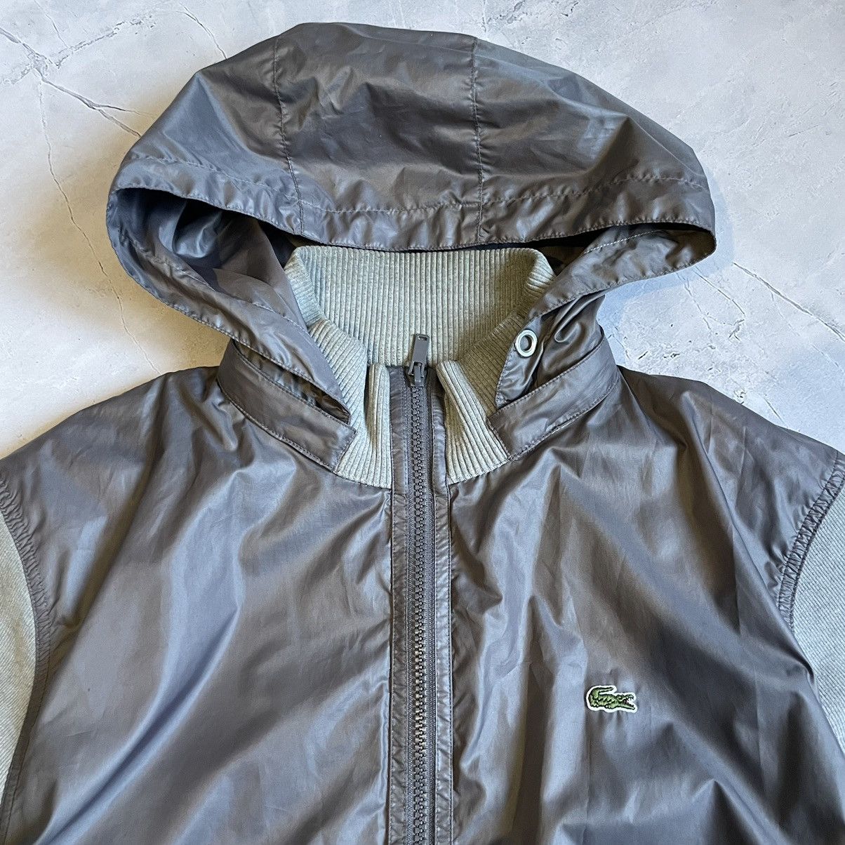 Lacoste × Vintage Lacoste Nylon Vintage Bomber Jacket Size US L / EU 52-54 / 3 - 5 Thumbnail
