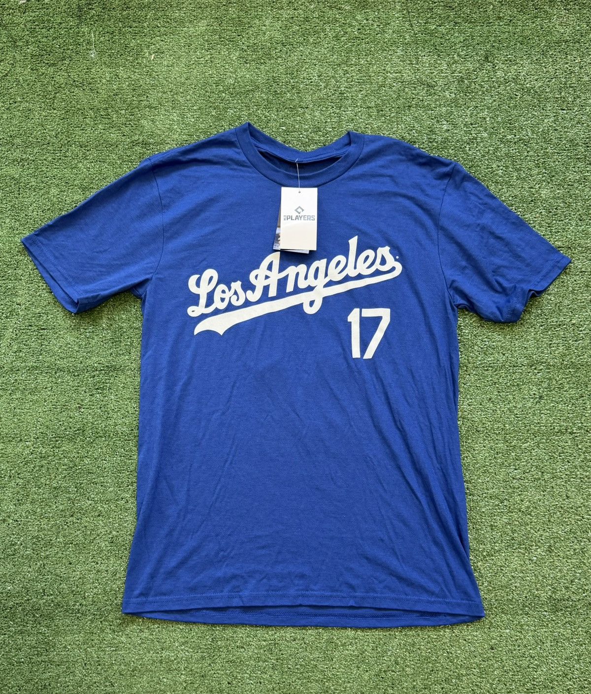 Majestic Majestic Los Angeles Dodgers #17 Shohei Ohtani Men's Blue Size US M / EU 48-50 / 2 - 1 Thumbnail
