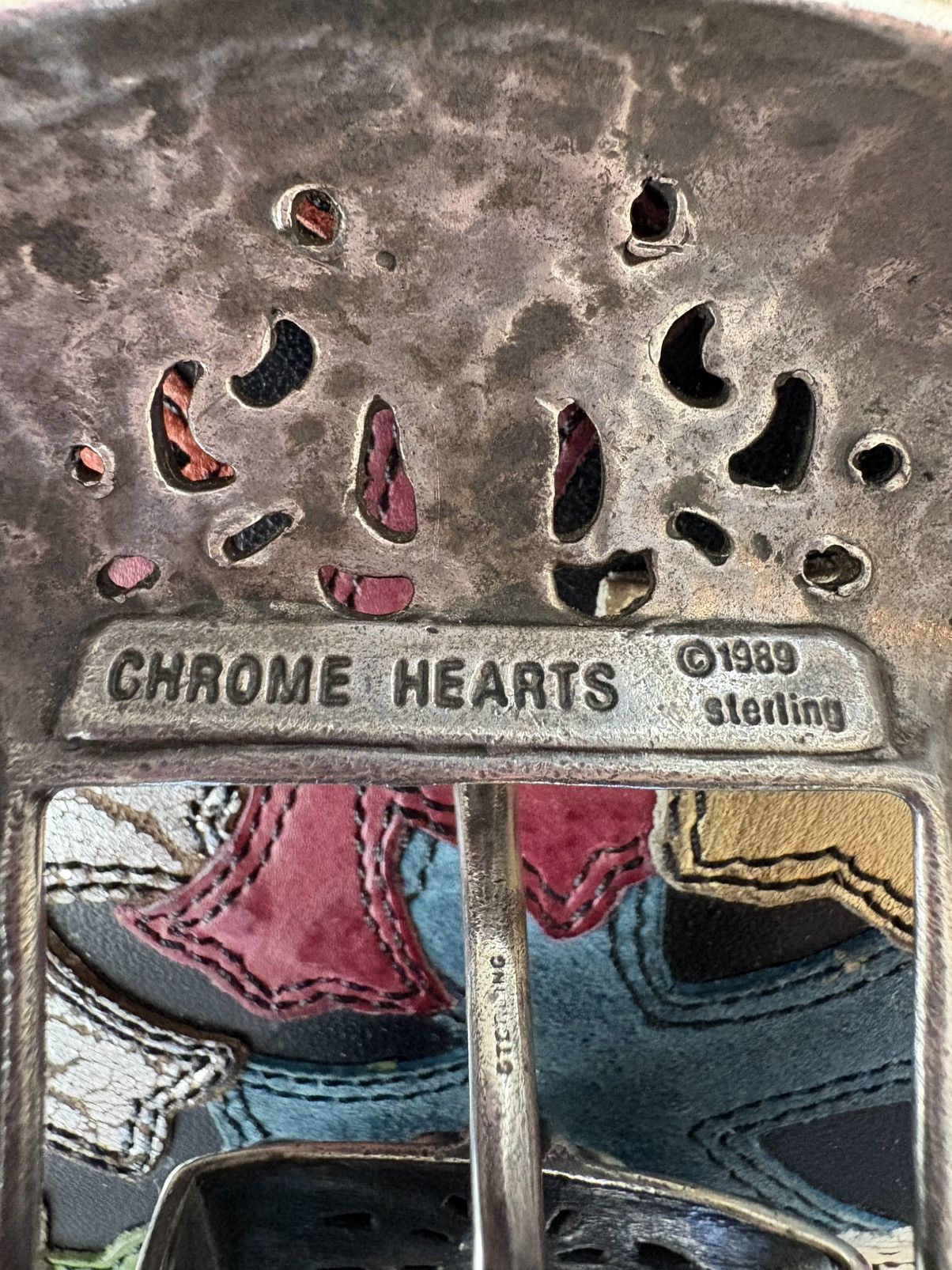 Chrome Hearts CHROME HEARTS WESTERN 3 PIECE BELT Size 34 - 3 Thumbnail