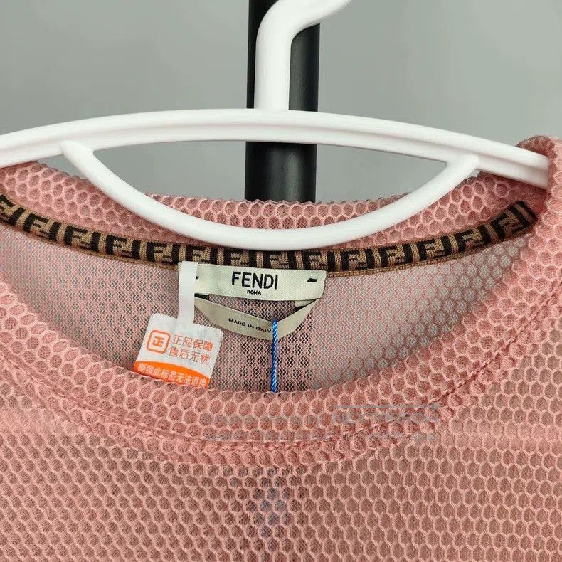 Fendi Fendi Pink Net Top Size S / US 4 / IT 40 - 2 Thumbnail