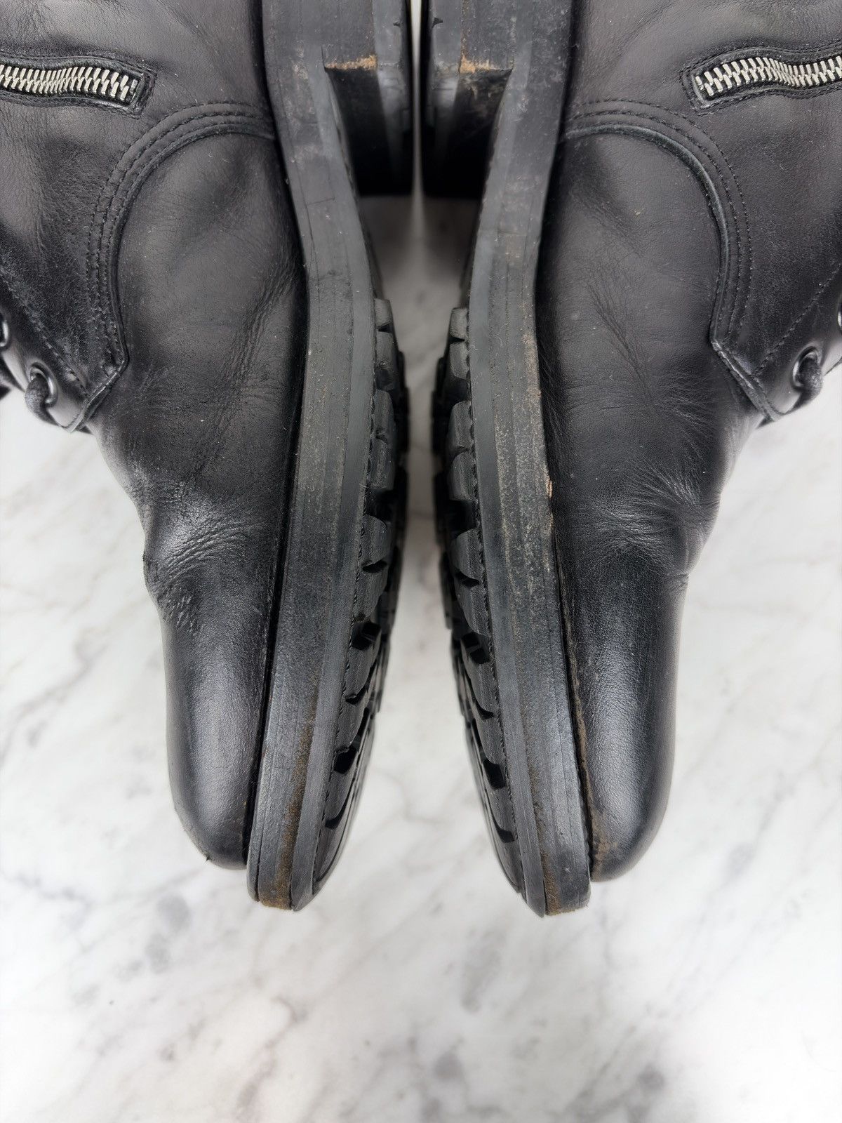 Hedi Slimane × Saint Laurent Paris FW15 Saint Laurent Paris Hedi Zipper Ranger Combat Boots Size US 8 / EU 41 - 6 Thumbnail