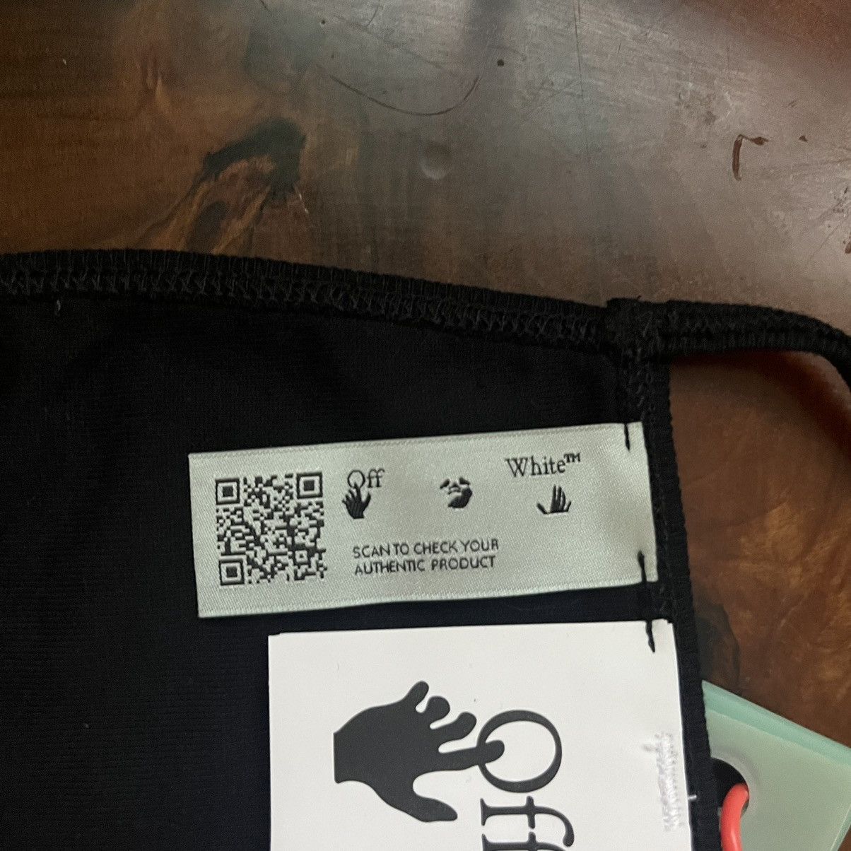Off-White Hand Logo Mask Size ONE SIZE - 4 Thumbnail