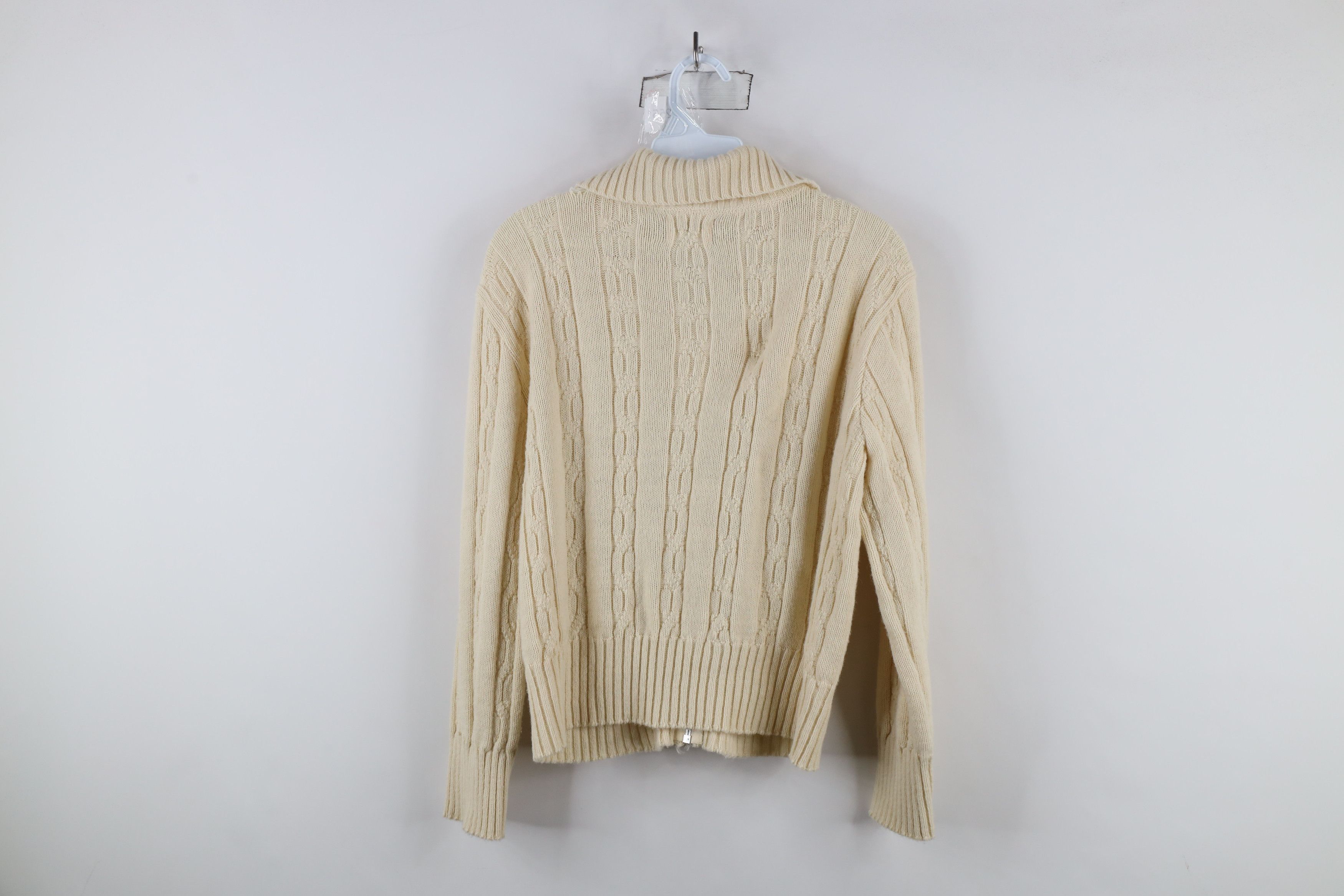 Vintage Vintage 50s 60s Streetwear Knit Zip Cardigan Sweater USA Size S / US 4 / IT 40 - 9 Thumbnail