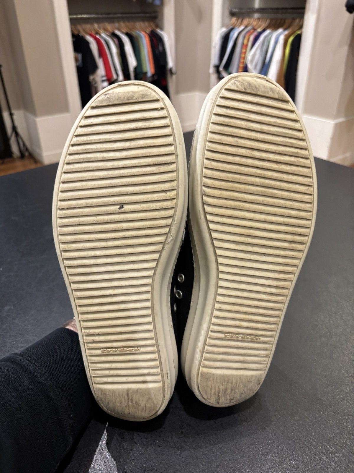 Rick Owens Rick Owens Ramone Low Black Milk Size US 11 / EU 44 - 8 Thumbnail