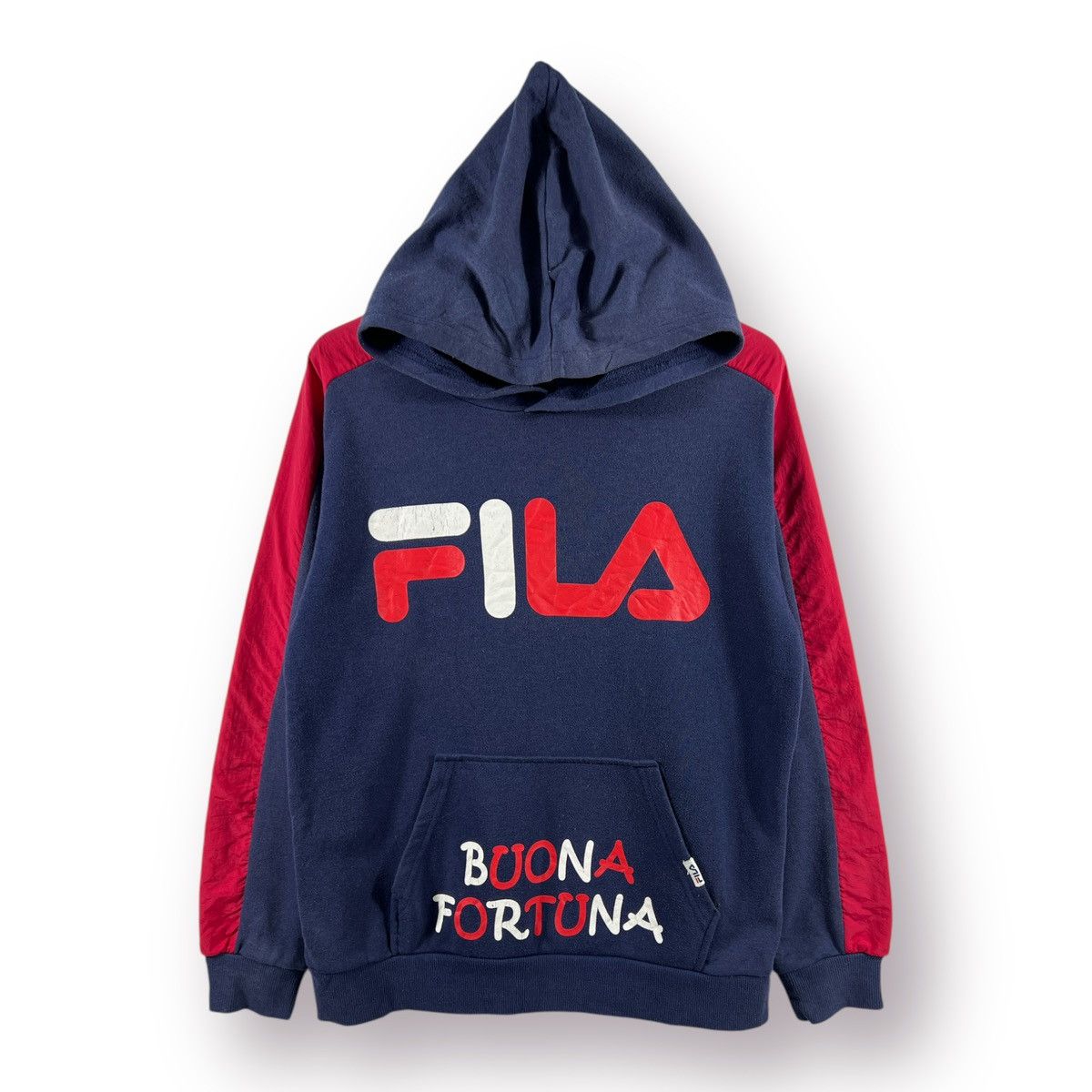 Fila 🔥 Fila Buona Fortuna ITALY Streetwear Sweat hoodie - 160 Size US S / EU 44-46 / 1 - 1 Thumbnail