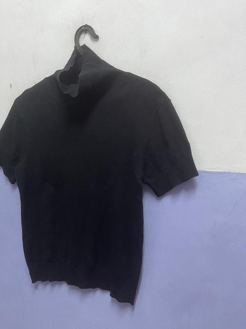 agnes b. agnes b. TS Cotton Turtleneck Cut and Sew Crop Size S / US 4 / IT 40 - 4 Thumbnail