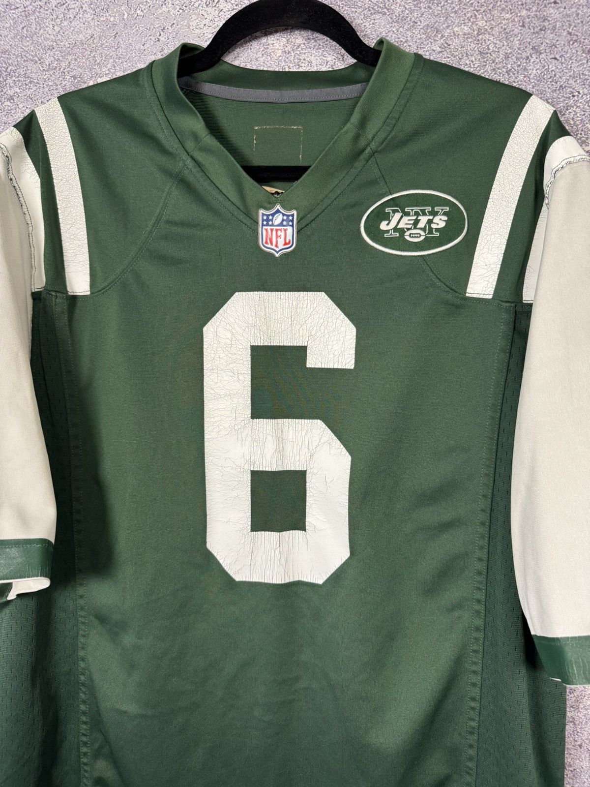 NFL × Nike SANCHEZ New York Jets Nike On Field Football Jersey NFL Size US XL / EU 56 / 4 - 4 Thumbnail