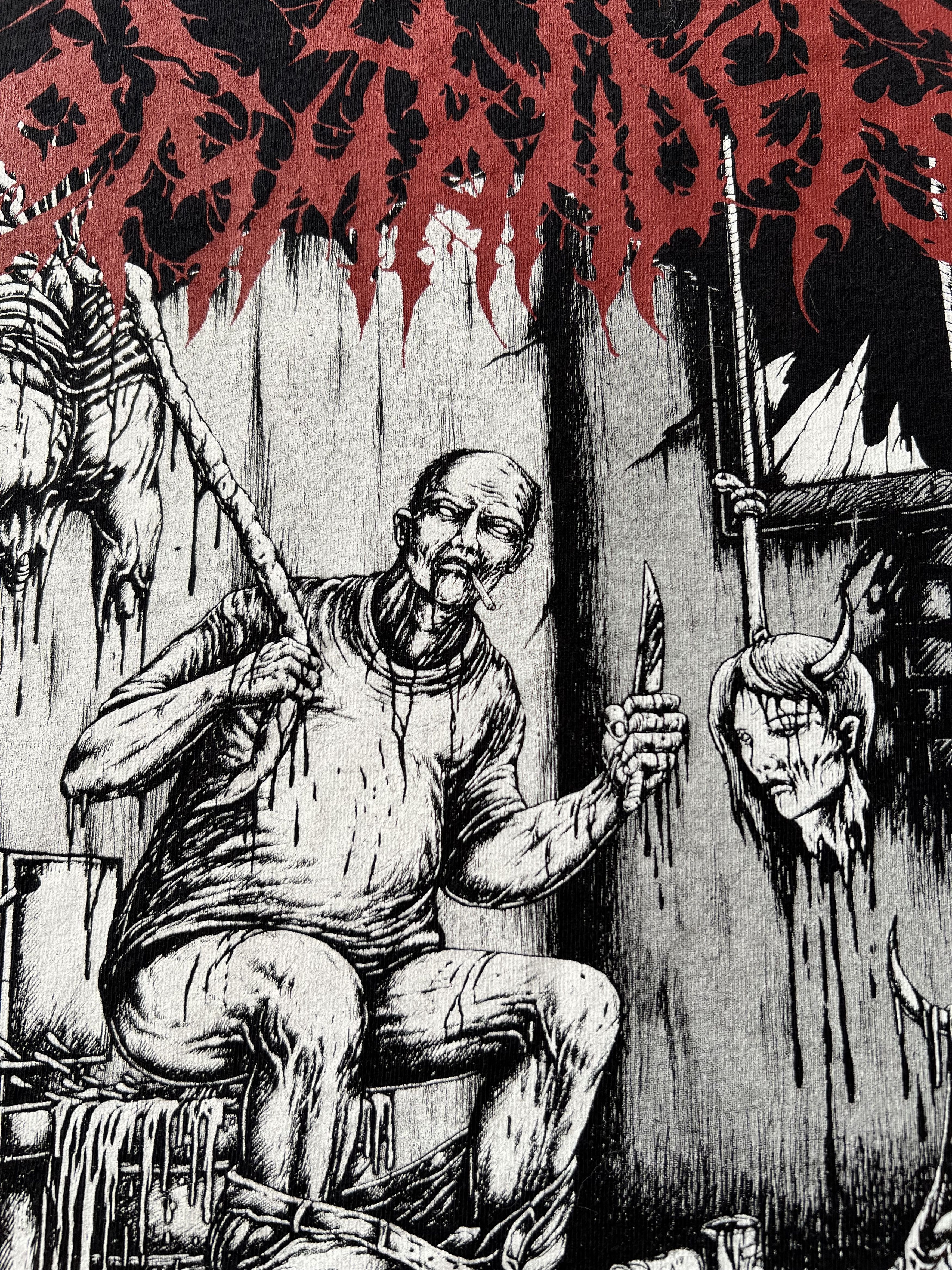 Band Tees Vintage 2000s Clit Commander Brutal Death Metal Band T-shirt Size US M / EU 48-50 / 2 - 4 Thumbnail