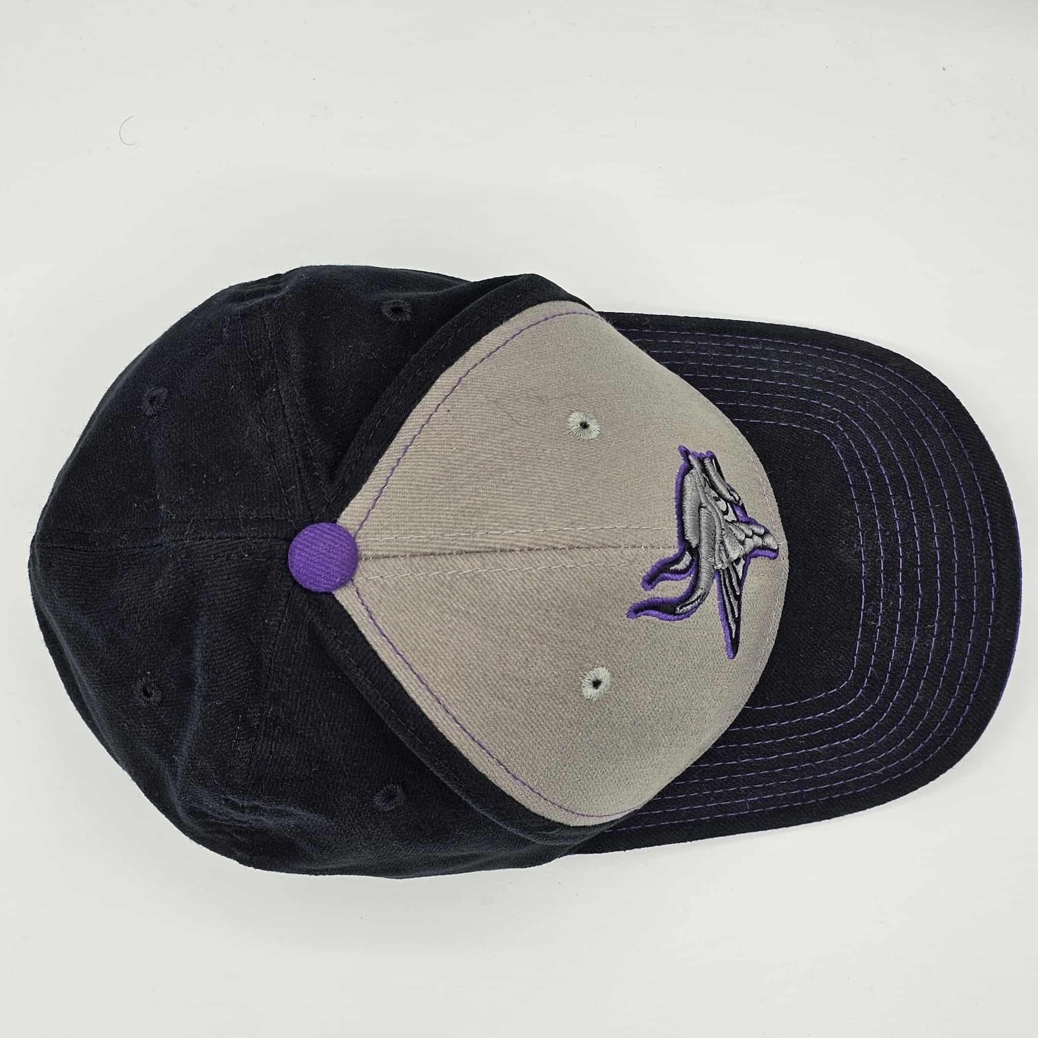 NFL Minnesota Vikings Vintage Y2K Reebok Stretch Hat Size ONE SIZE - 4 Thumbnail