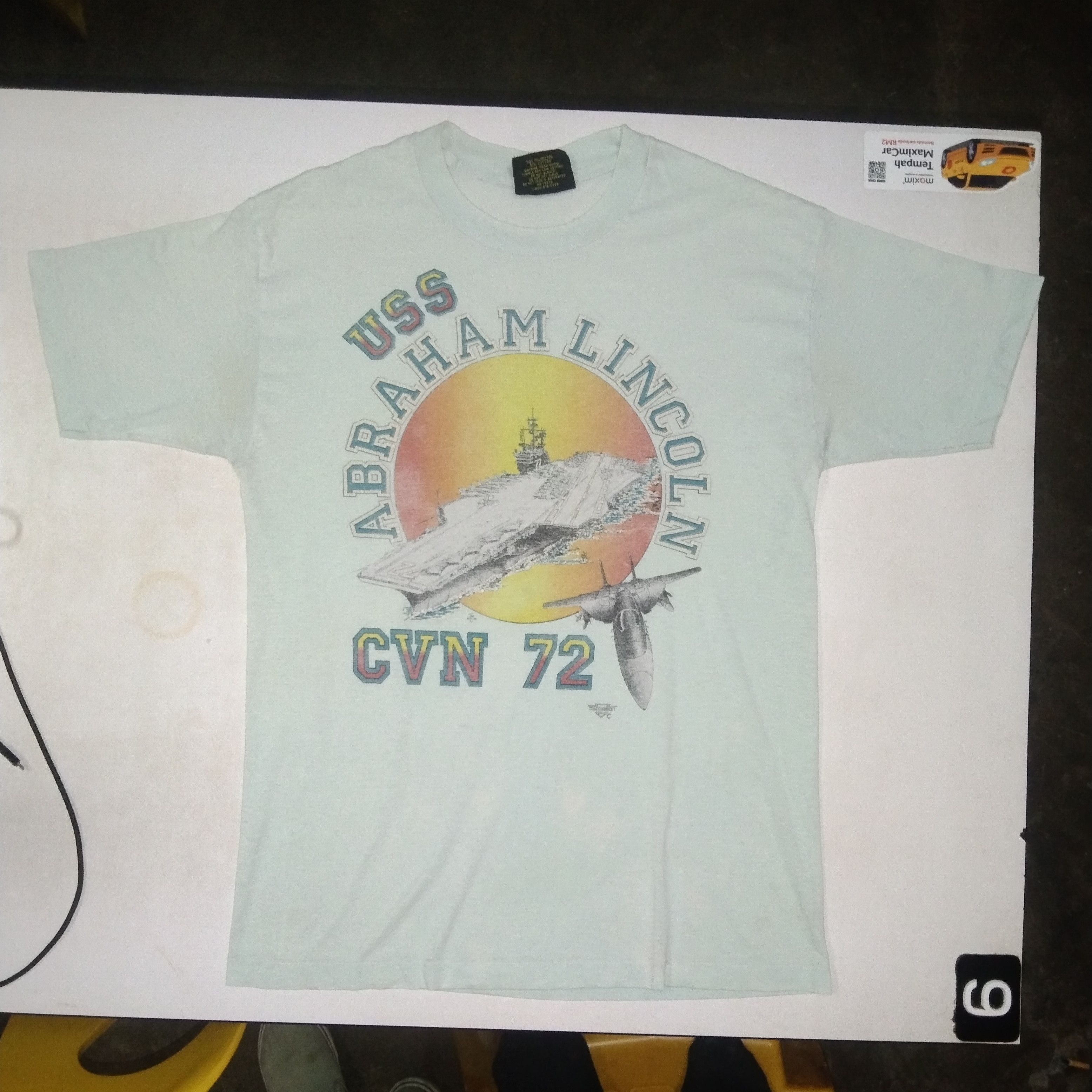 Vintage Vintage USS Abraham Lincoln CVN 72 Size US M / EU 48-50 / 2 - 3 Thumbnail