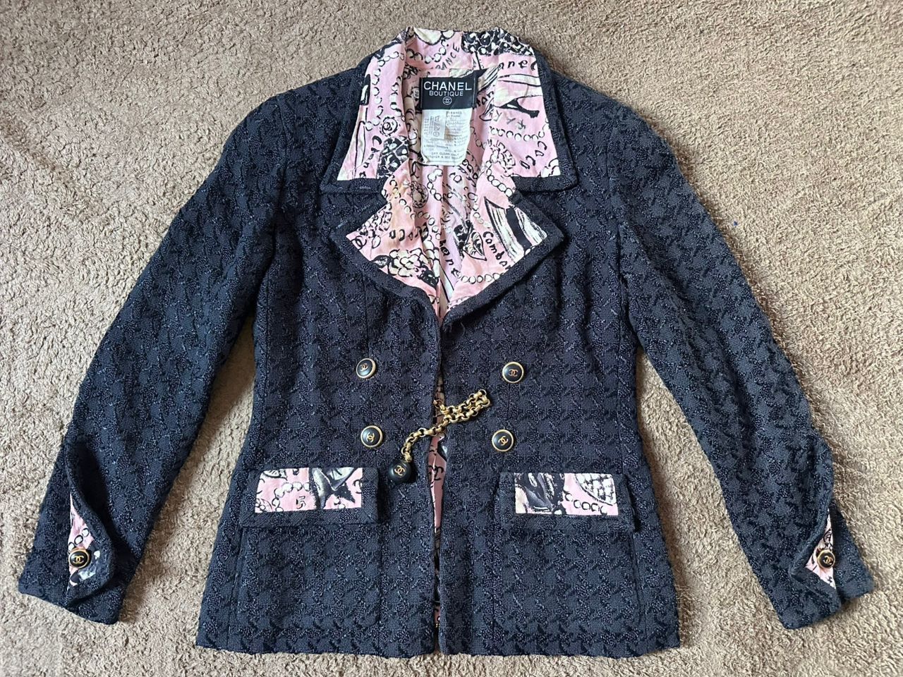 Chanel Authentic Chanel Runway Spring Summer 1993 Jacket Size XS / US 0-2 / IT 36-38 - 1 Thumbnail