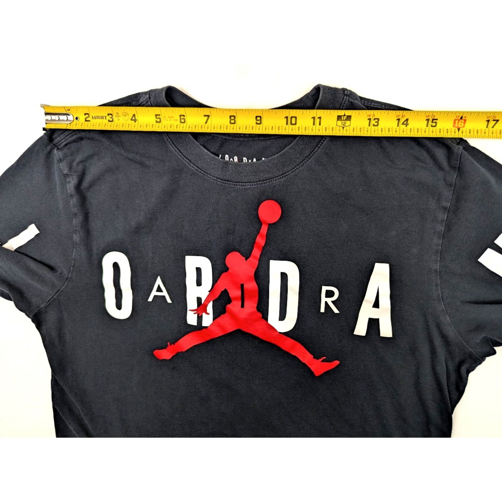 Jordan Brand Nike Air Jordan MJ DNA Stretched Jumpman Logo Shirt Men M Black Red CZ1880-010 Size US M / EU 48-50 / 2 - 7 Thumbnail