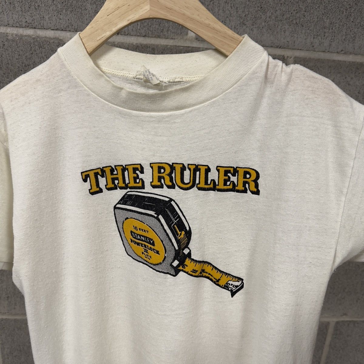 Vintage 80s The Ruler Thrashed Faded Paper Thin Shirt ERD Grunge Size US L / EU 52-54 / 3 - 6 Thumbnail