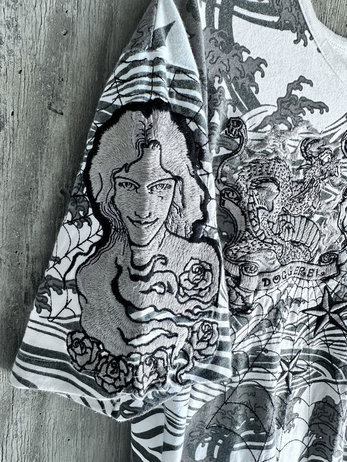 Yasuyuki Ishii YASUYUKI ISHII TATTOO EMBROIDERED SHIRT Size US M / EU 48-50 / 2 - 5 Thumbnail