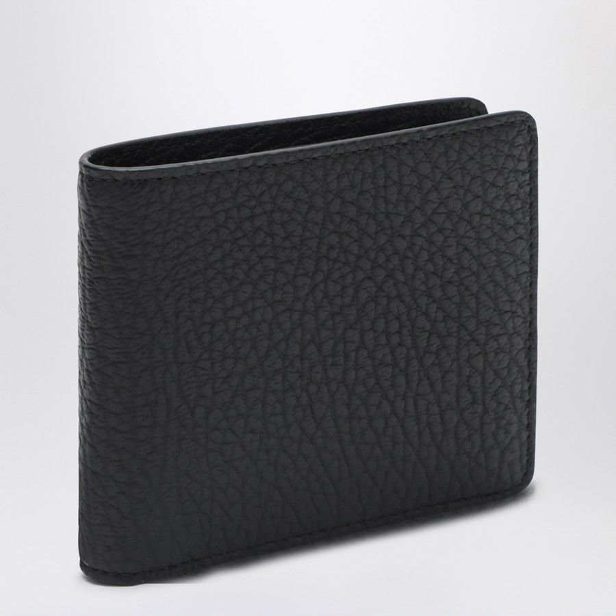 Maison Margiela o1w1db10525 Size: OS / Leather Bifold Wallet in Black Size ONE SIZE - 3 Thumbnail