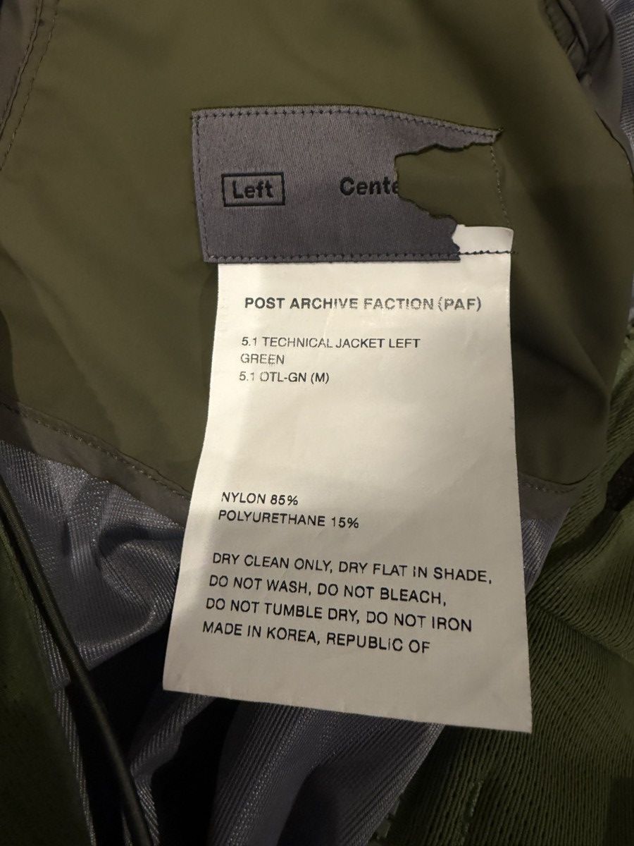 POST ARCHIVE FACTION (PAF) Post Archive Faction 5.1 Left Jacket PAF Size US M / EU 48-50 / 2 - 3 Thumbnail