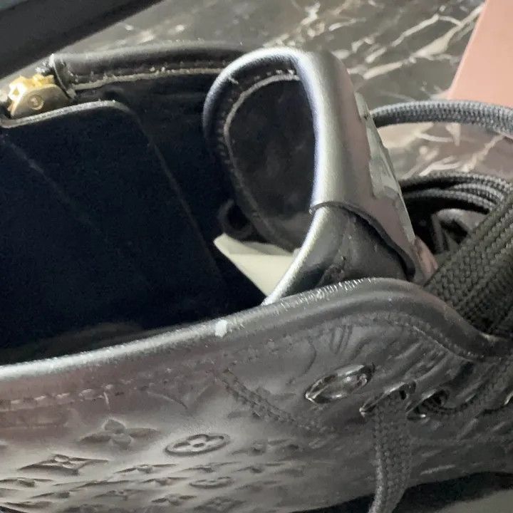 Other Louis Vuitton Black Leather High-Top Sneakers -2508 Size US 8 / EU 41 - 8 Thumbnail