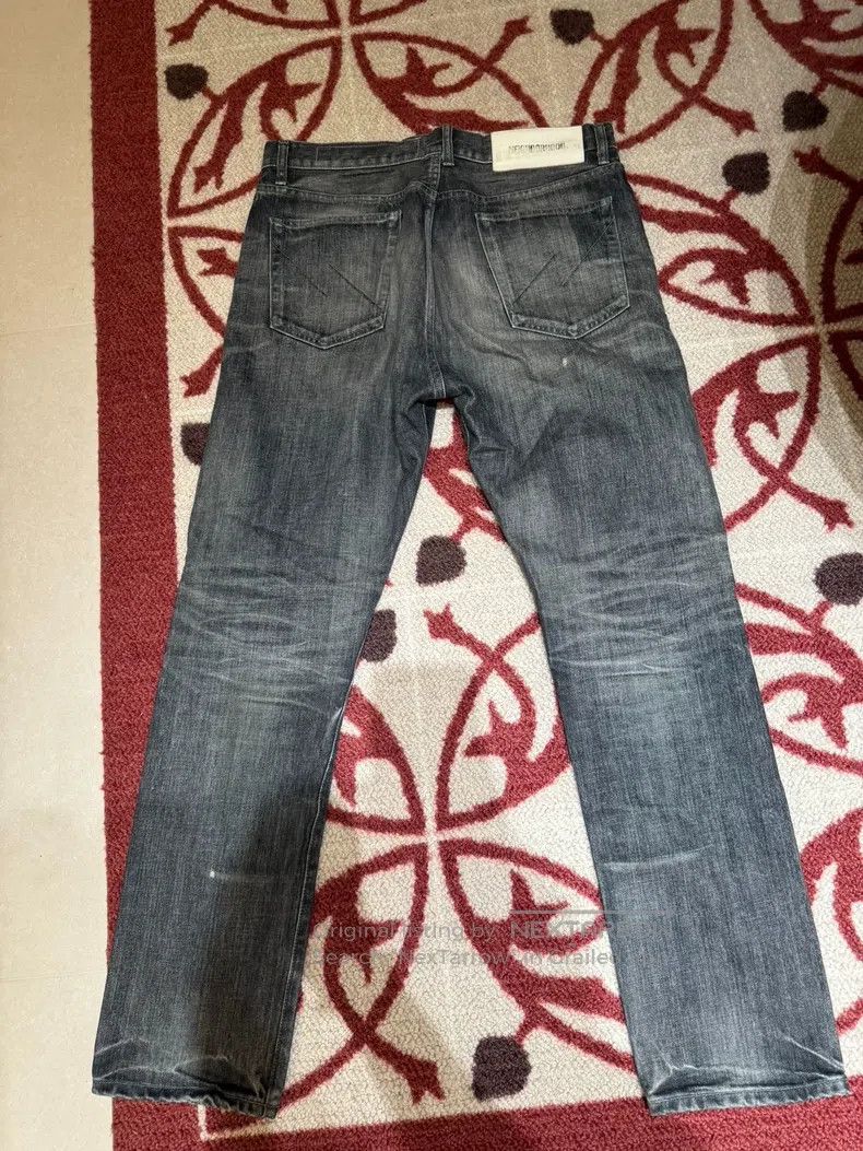 Neighborhood size L Heavyweight Basic Washed Denim Long Pa