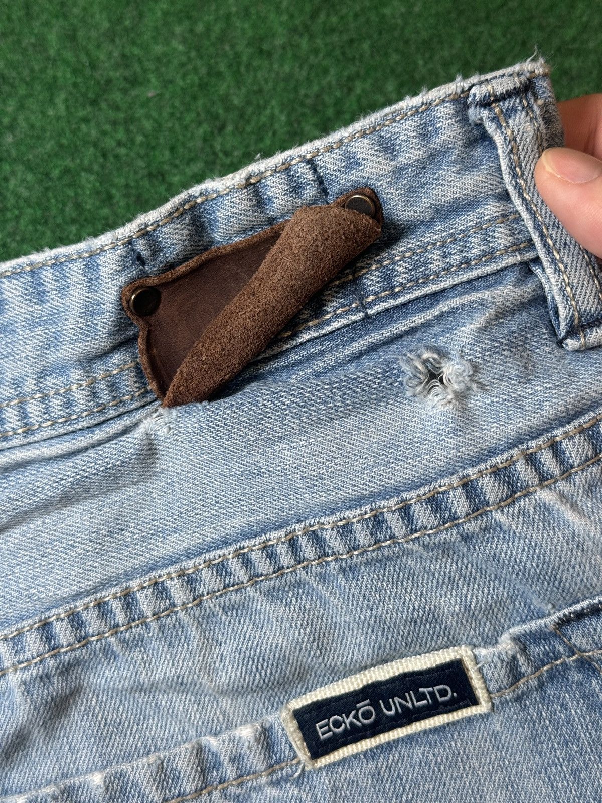 Ecko Unltd. × Vintage Vtg Y2K Ecko Unltd Baggy Loose Relaxed Fit Hip Hop Jeans Size US 38 / EU 54 - 3 Thumbnail