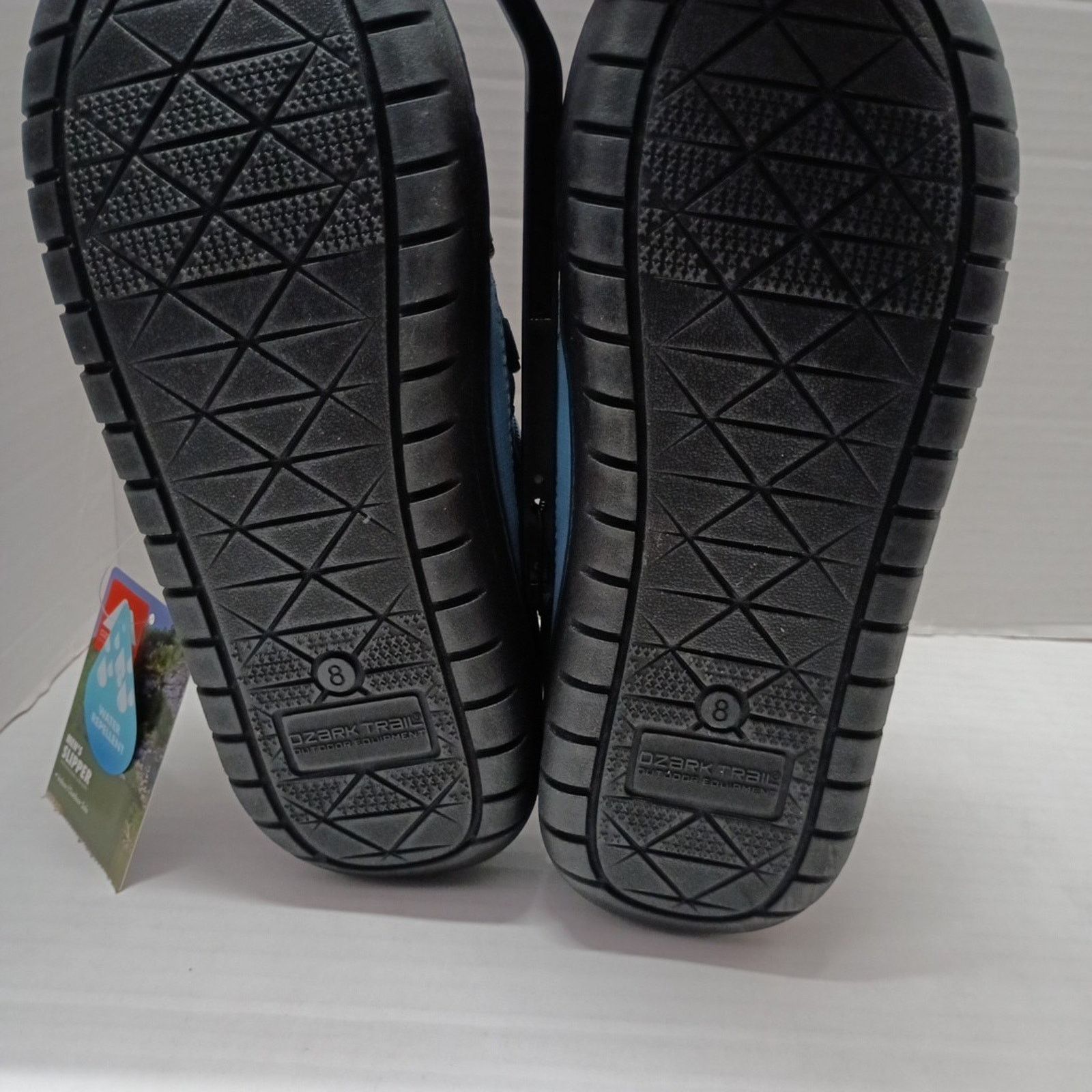 Other Ozark Trail Men's 8 Camp Scuff Slippers Blue Water Repellent Size US 8 / EU 41 - 6 Thumbnail