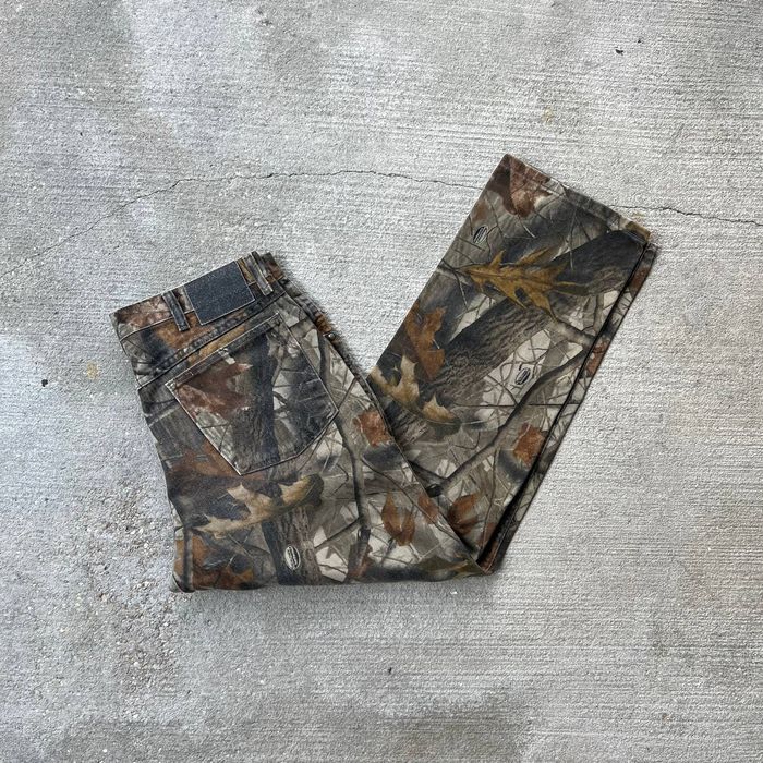 Vintage Vintage wrangler pro gear Realtree Camo hunting pants | Grailed