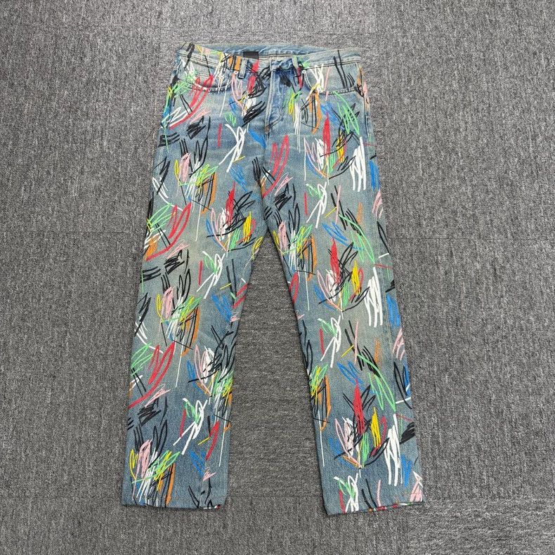 Dior Dior Colorful striped jeans 2505-Nextarrow Size US 30 / EU 46 - 1 Thumbnail