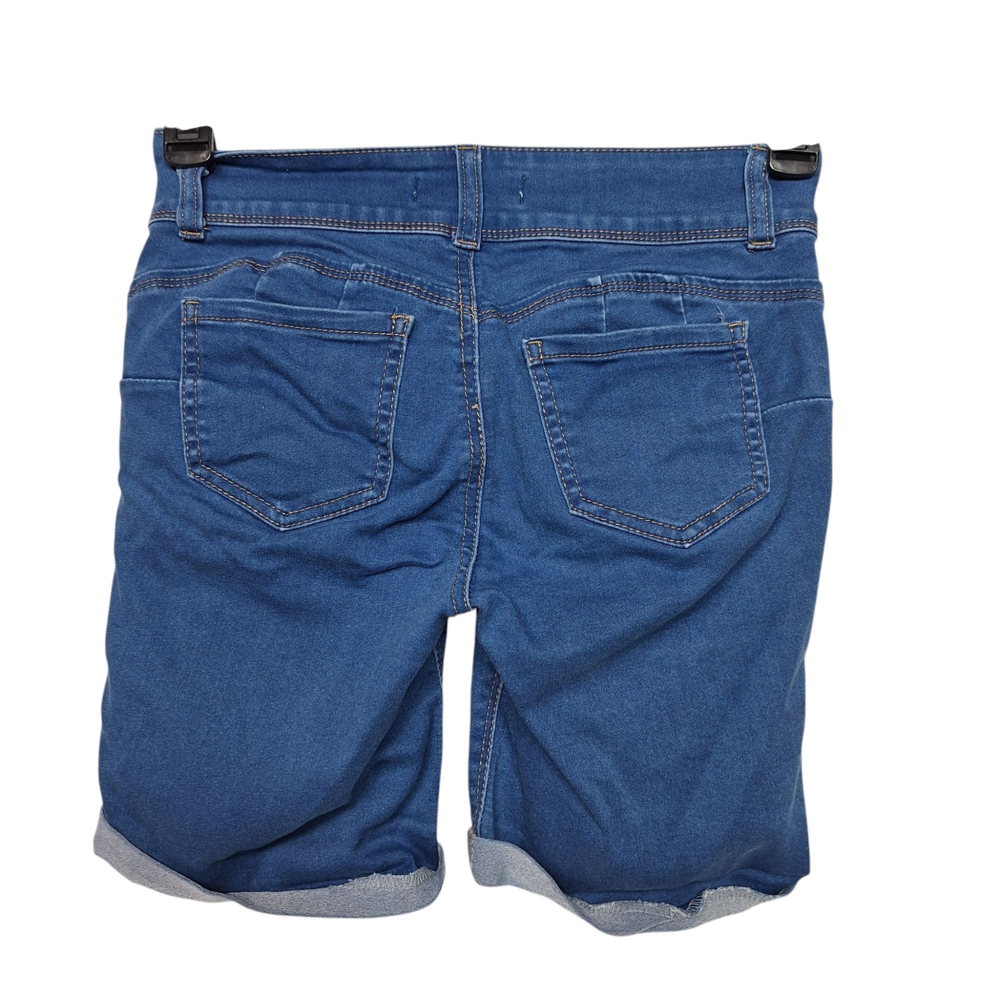 Other Wax Jean Bermuda Denim Shorts High Waisted Push Up Butt I Lo Size 28" / US 6 / IT 42 - 3 Thumbnail