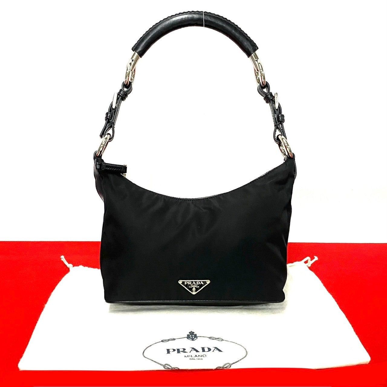 Prada Prada Handbag Black Synthetic Size ONE SIZE - 1 Thumbnail